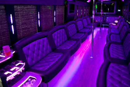 party bus interior