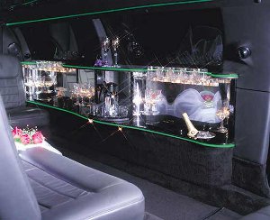 stretch limousine interior